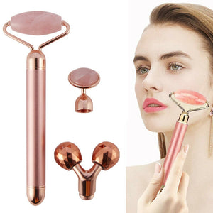 Electric Vibrating Jade Facial Roller